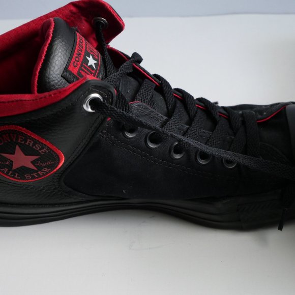 Converse - Black/Red - Men's Size 8 - Picture 4 of 14